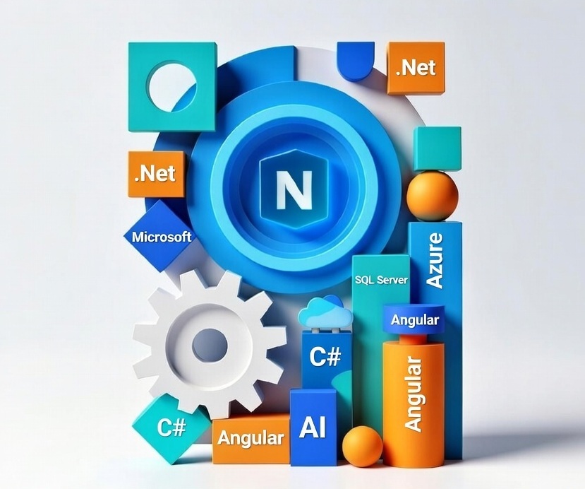 Backend technologies illustration