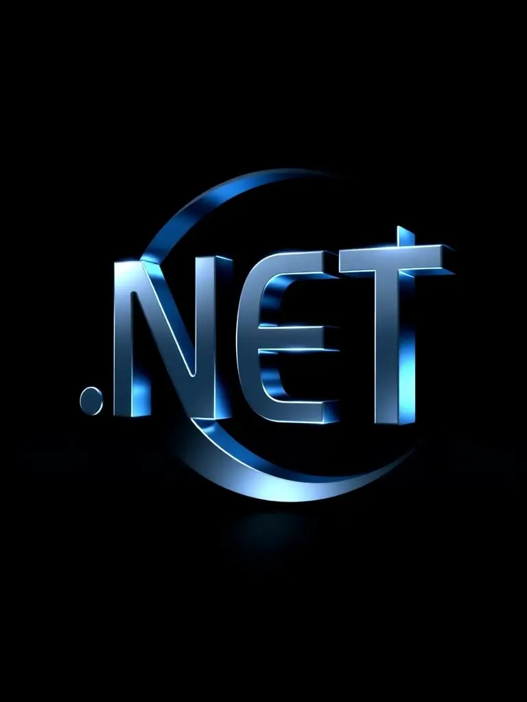 A high-resolution image of the Microsoft .NET logo, showcasing its modern design and association with robust software development frameworks, used in the context of Amaryllis Polska's backend development services.