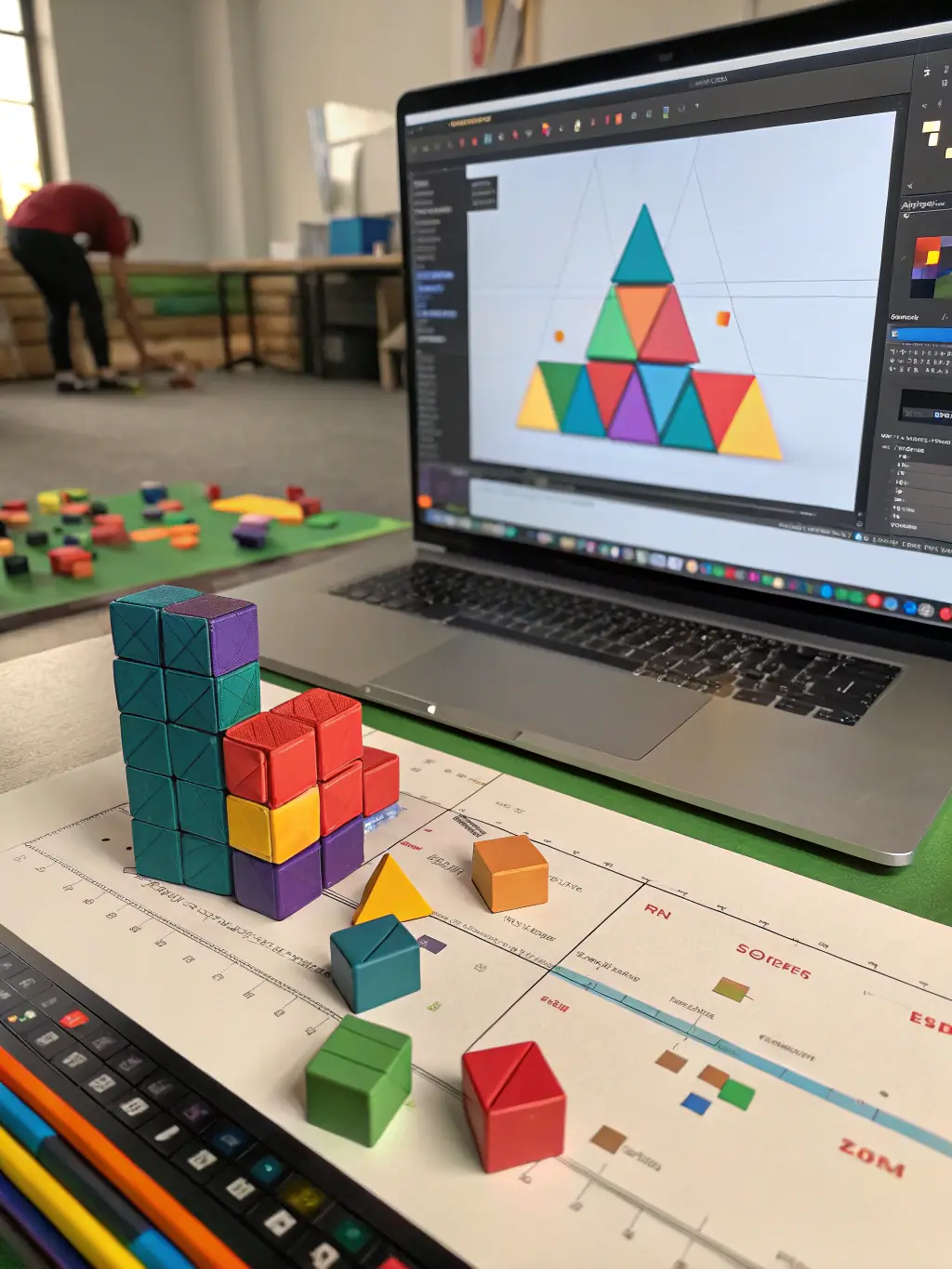 A vibrant image showcasing a user-friendly web interface built with Angular, emphasizing the company's proficiency in frontend development.